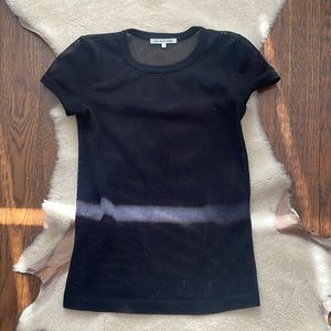 Helmut Lang Mesh Baby Tee
